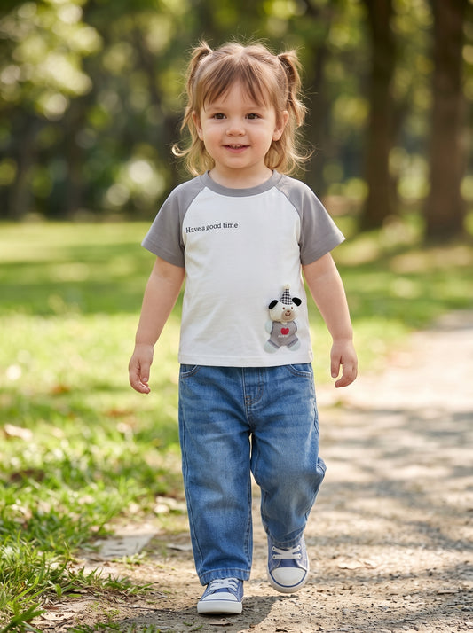 🤍 Girl's Have a Good Time Raglan Tee