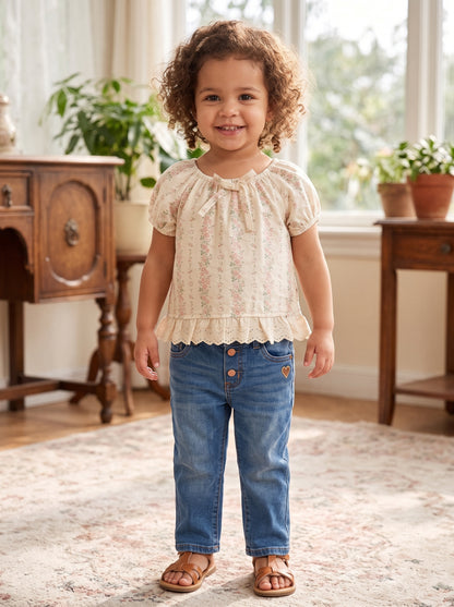premium girls floral dress by snugglat for toddlers UAE
