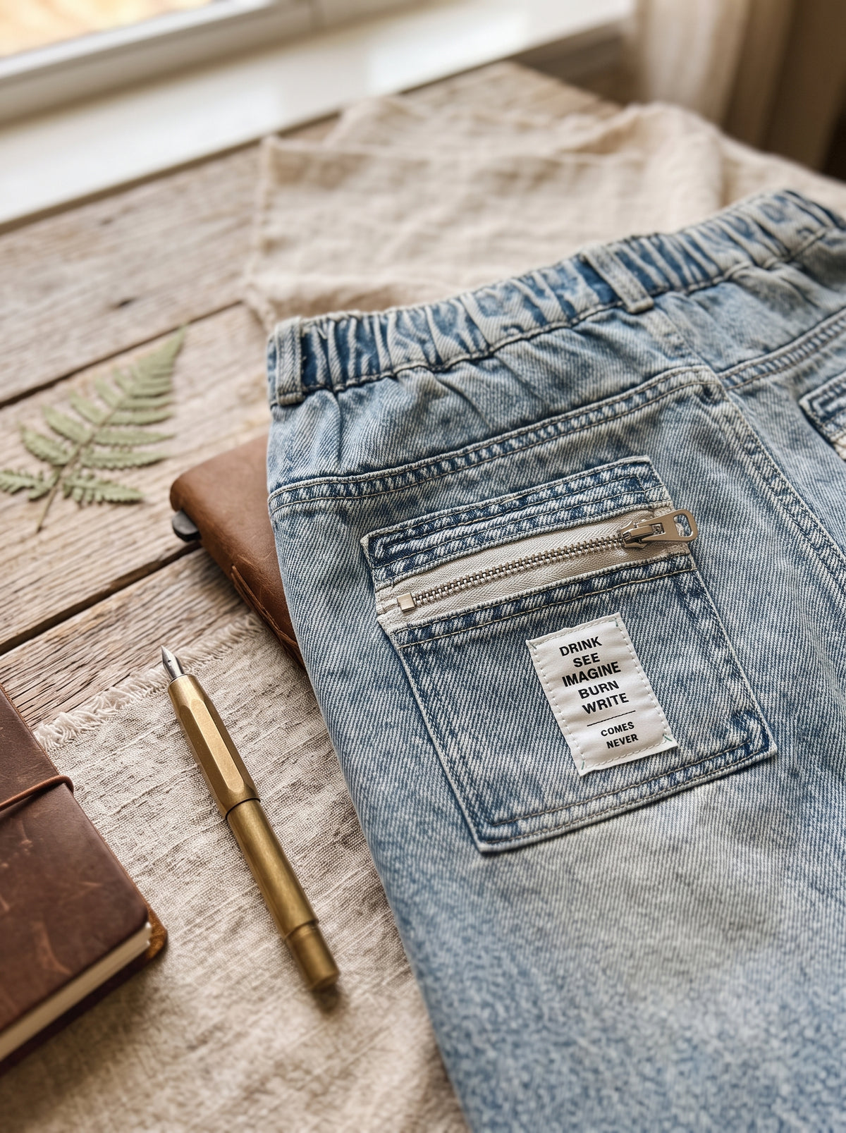 Boys' Light Wash Relaxed-Fit Denim Jeans